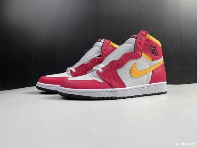 Air 1 OGLight Red 555088-603 High Jordan Fusion 0717